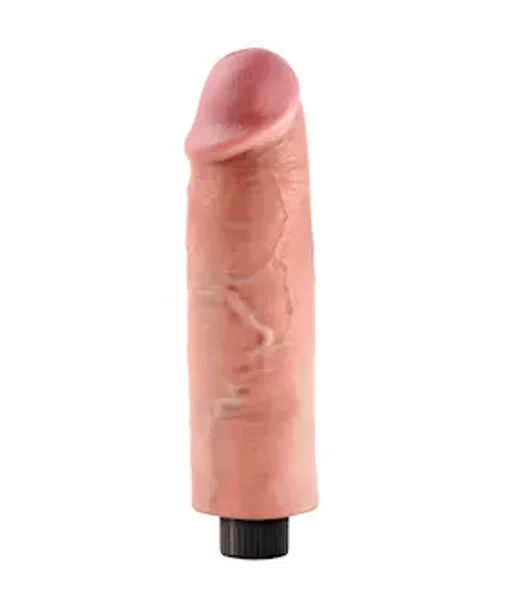 King Cock 10 Inch Vibrating Cock - Flesh - 10 Inch — image 12 of 16