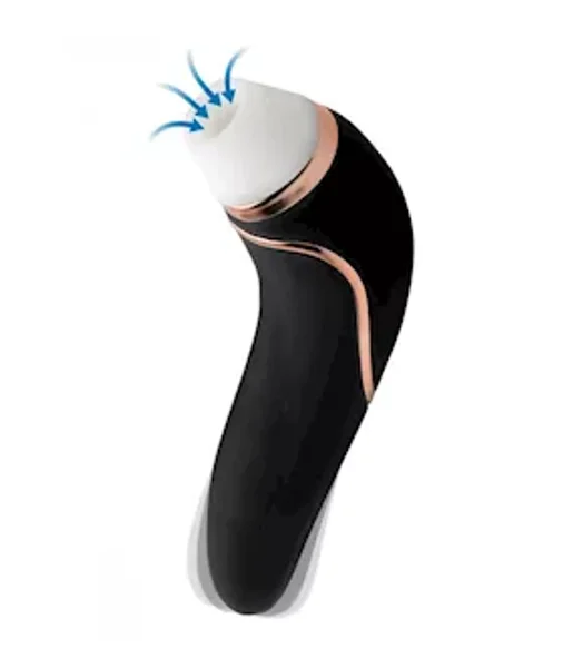 Inmi Shegasm Deluxe Clitoral Stimulator & Vibe - Black - 7 Inch — image 9 of 12