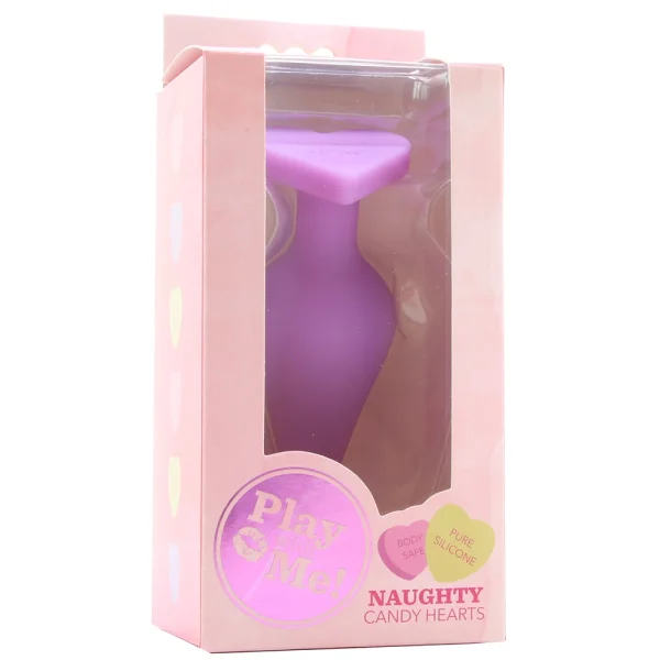 Naughty Candy Heart Butt Plug - "Do Me Now"