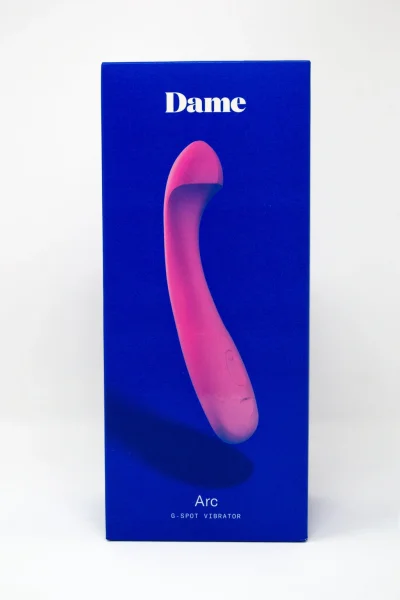 Arc Silicone Waterproof Rechargeable G-Spot Vibrator By Dame - Berry — image 18 of 25