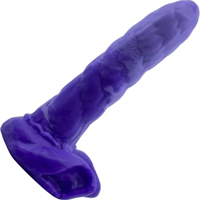 Unicorn Medium 7 3 Silicone Dildo By Silc Arts Amethyst