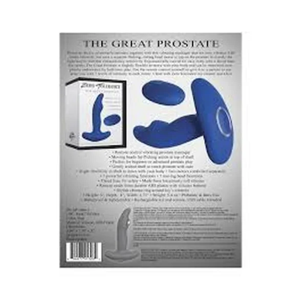 The Great Prostate Blue Vibrating Massager — image 4 of 8