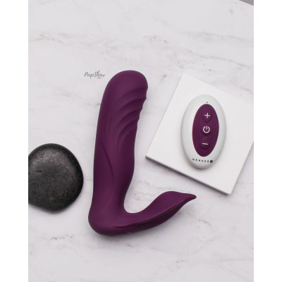 Velvet Hammer Thrusting Plug Vibrator with Remote Control