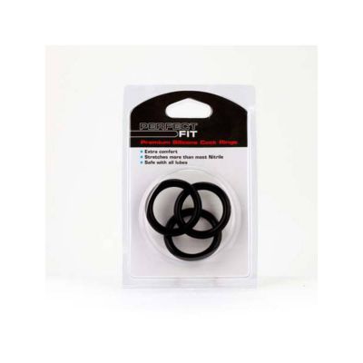 Silicone Medium Cock Rings x3
