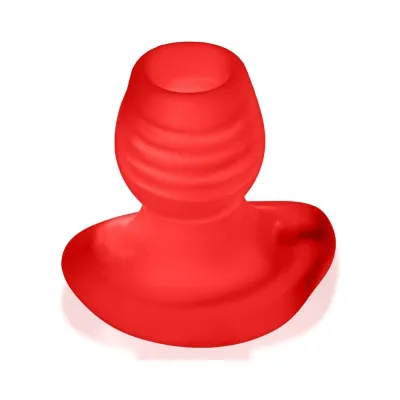 Butt Plugs Oxballs Glowhole 1 Hollow Buttplug With Led Insert Small Red Morph