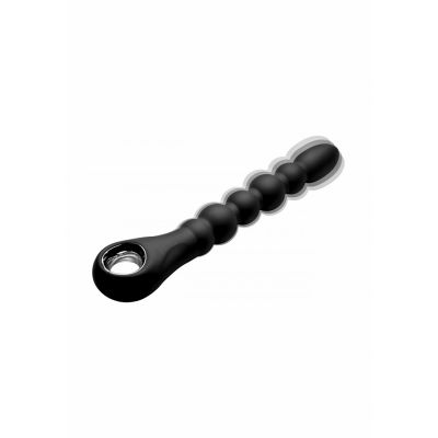 Dark Scepter 10x Vibrating Silicone Anal Beads Best Butt Plug