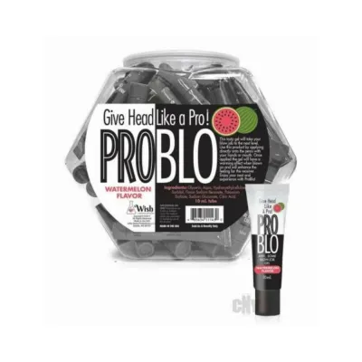 Oral Sex Products Pro Blo Watermelon 10 Ml 65 piece Fishbowl