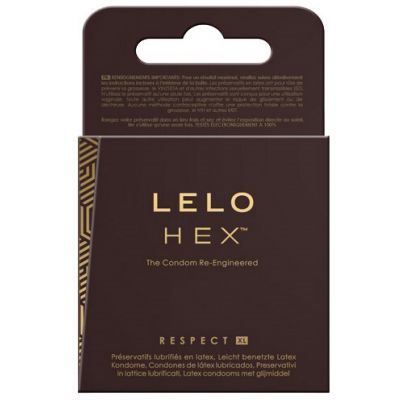 HEX Respect XL Condoms x3