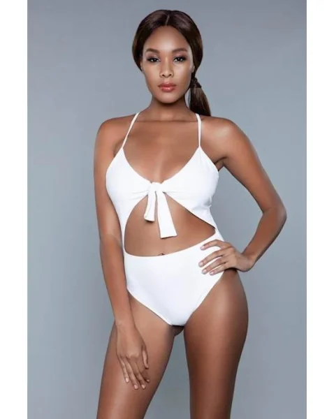 Delaney Swimsuit - White - X-large