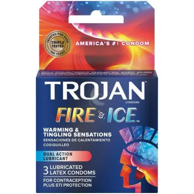 Trojan Fire and Ice Condoms Temperature Play
