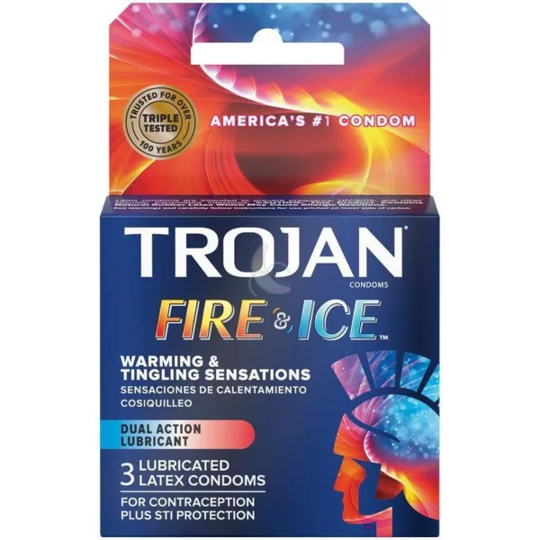 Trojan Fire and Ice Condoms | Temperature Play
