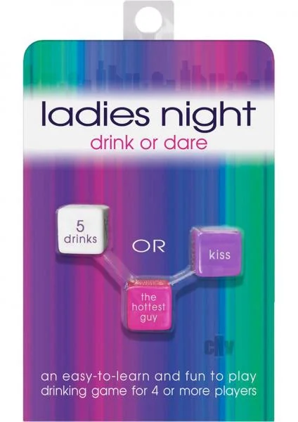 Ladies Night Drink or Dare Dice Game