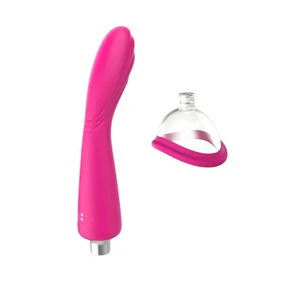 G Spot Vibrator With Pussy Pump Pink