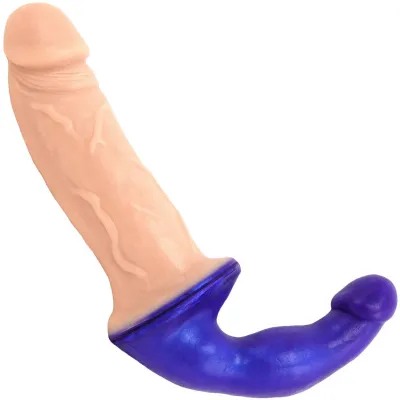 Peacemaker VixSkin Silicone Double Dildo By Vixen Vanilla