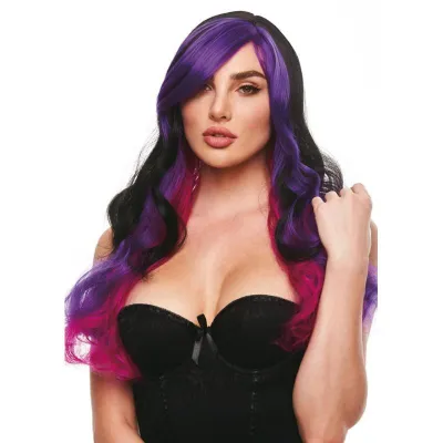 Brandi Wig Black Purple