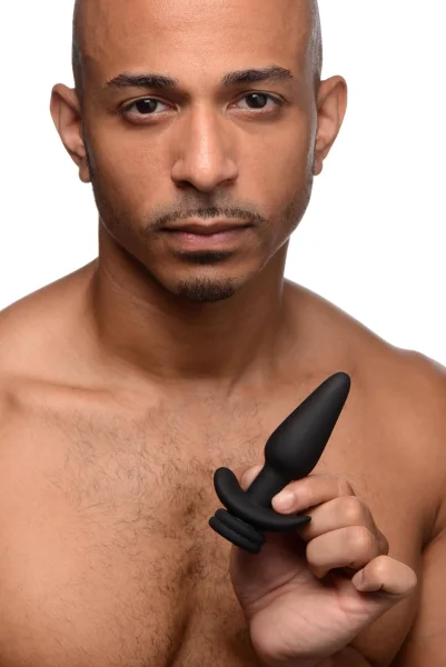 Interchangeable 10x  Vibrating Small Silicone Anal Silicone Anal Plug With Remote