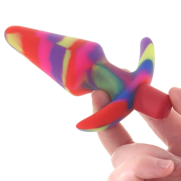 Avant Free Spirit Waterproof Vibrating Silicone Butt Plug By Blush - Scarlet