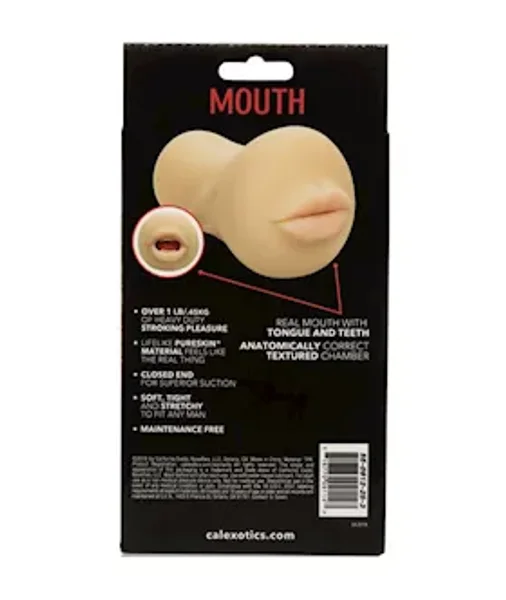 Stroke It Mouth Masturbator - Ivory — image 12 of 12