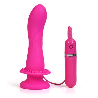 Playtime wand suction cup silicone vibrator