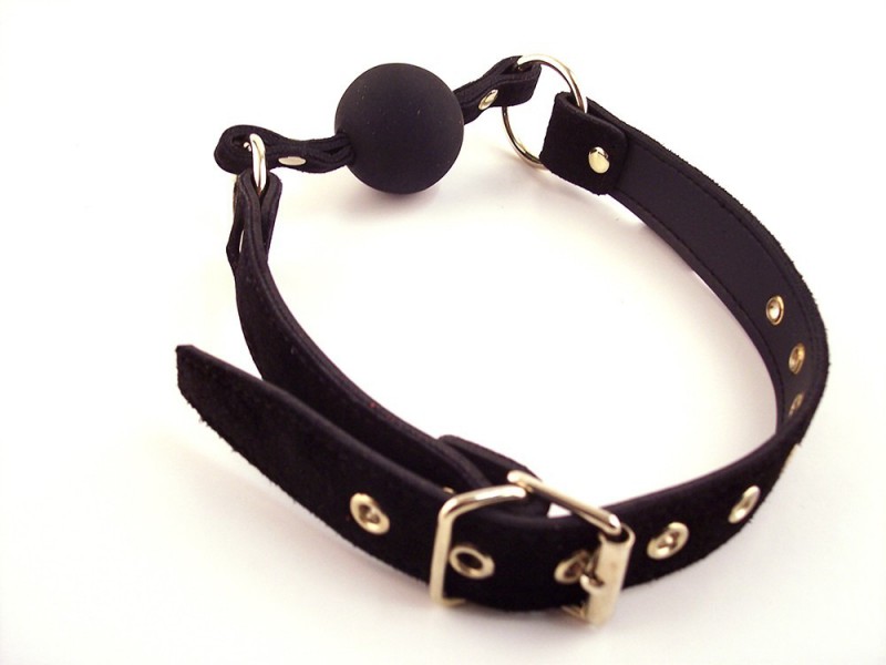 Rouge Fifty Times Hotter Ball Gag - Black