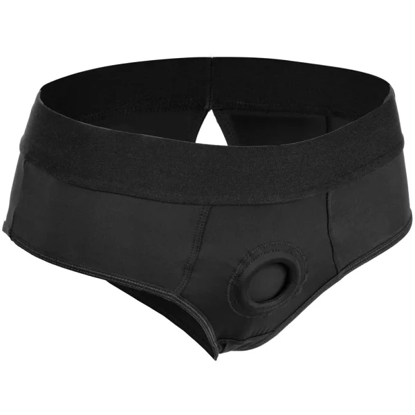 Her Royal Harness Backless Brief  Strap-On Harness by CalExotics - Large / X-Large