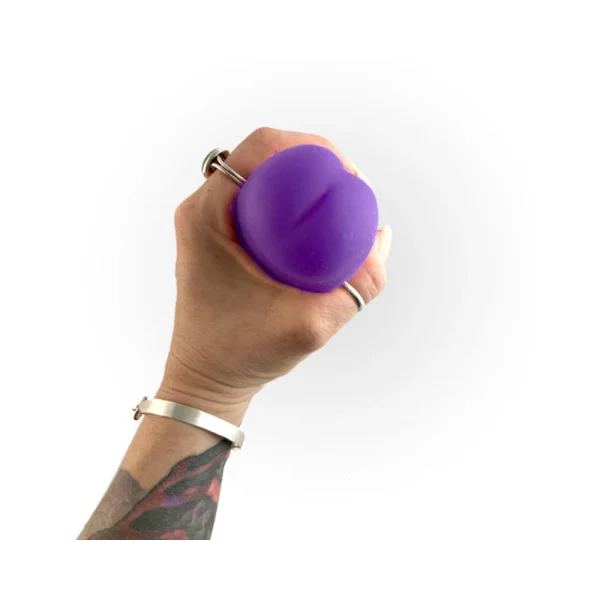 Colours Pleasures Thick 8 inches Purple Dildo