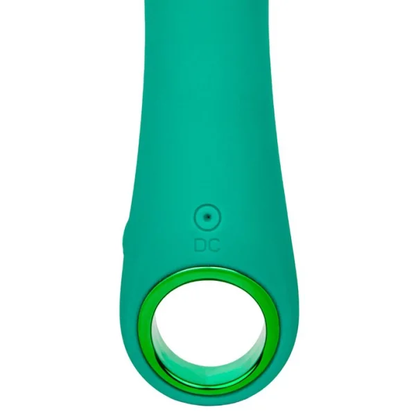 Bondara Emerald Arouser Green Silicone 10 Function Vibrator — image 4 of 5