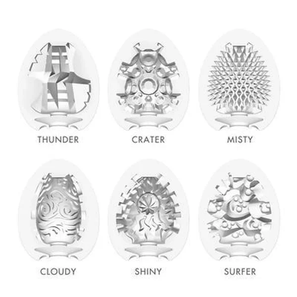 Tenga Egg Variety Pack Hard Boiled Strokers 6 Pack