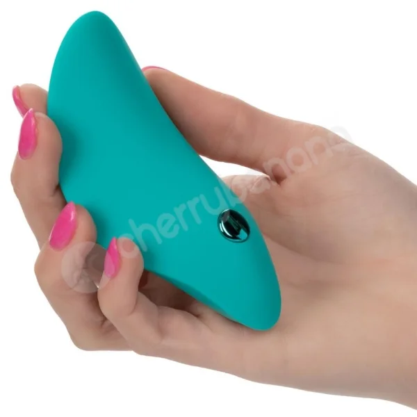 Calexotics Pixies Hummer Teal Contoured Clit Stimulating Vibrator