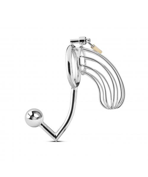 Metal Penis Cage With Anal Hook