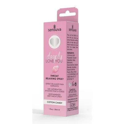 Deeply Love You Throat Relaxing Spray 1 Fl Oz Cotton Candy