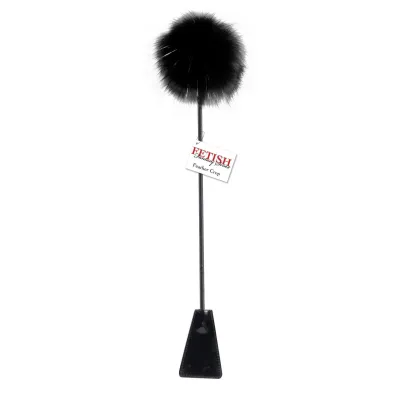 Fetish Fantasy Series Feather Crop Black