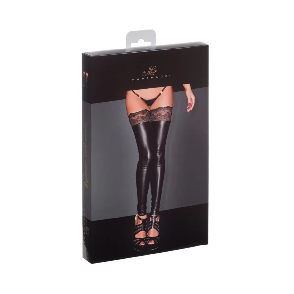 Noir Powerwetlook Stocking Medium