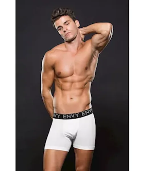 Envy Micro Lowrise Logo Elastic Boxer M L - White — image 2 of 2
