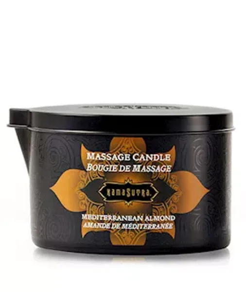Kama Sutra Massage Candle Mediterranean Almond - White — image 3 of 4