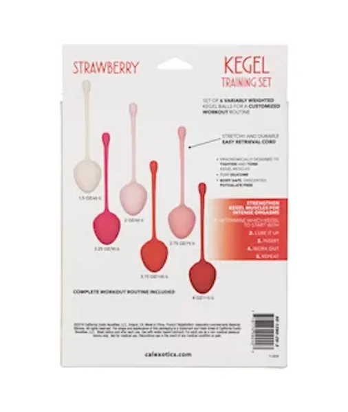 6 Piece Kegel Training Set - Strawberry - 5.5 Inch — image 18 of 18