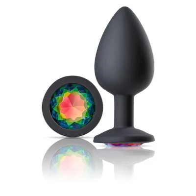 Cloud 9 Novelties Gems Jeweled Silicone Anal Plug Large