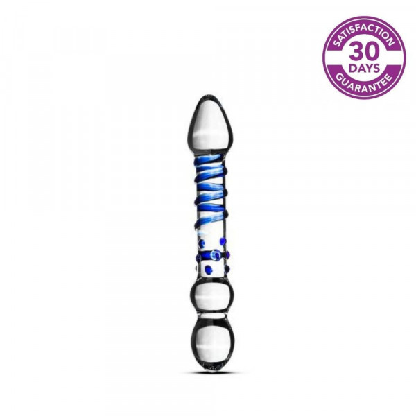 Ella Paradis Twisti Ribbed Glass Dildo