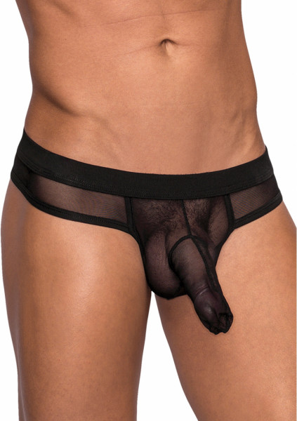 Hose Thong-Black-S/M - Men