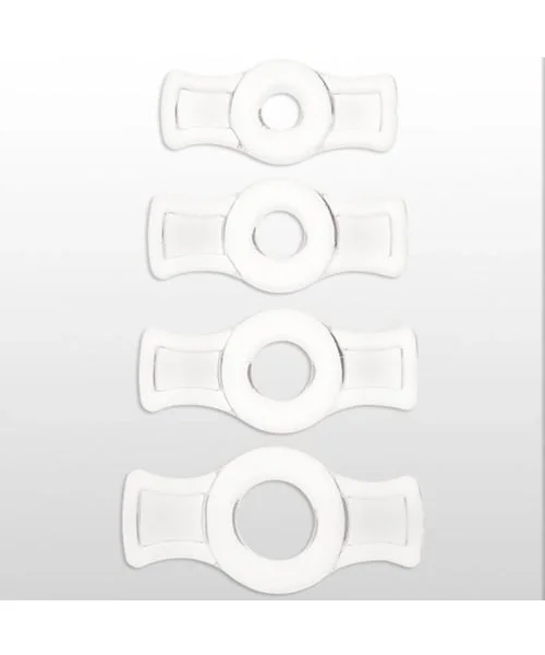 Titanmen Cock Ring Set - Clear