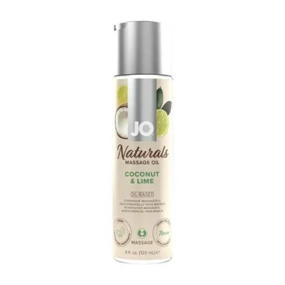 Jo Naturals Coconut Lime Massage 4 Floz 120 Ml