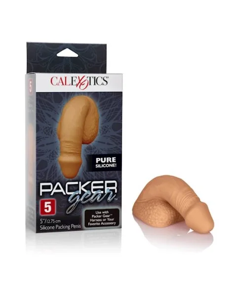 Packer Gear 5 Inch Silicone Packing Penis - Tan -  5 Inch