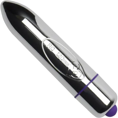 RO 120 MM Powerful 10 Function Vibrator by Rocks Off Chrome