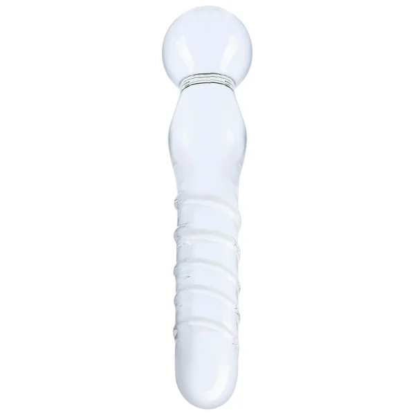Joystick Clear Glass Dildo