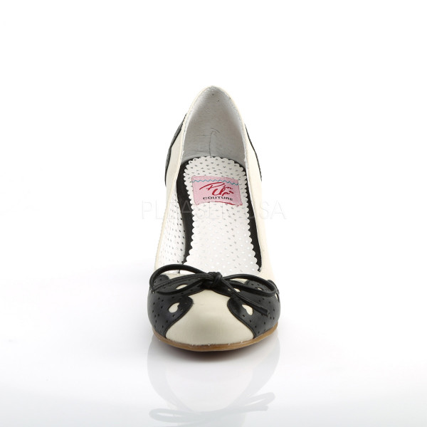 2 1/2 inches Cuben Heel Pump W/ Bow at Toe — image 10 of 12