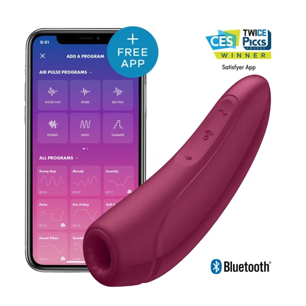 Clit Vibrator - Curvy 1 Plus Rose Red - Satisfyer