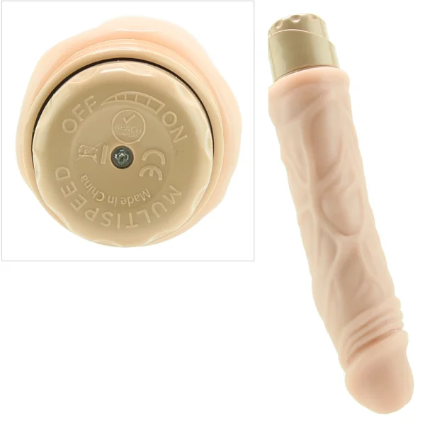 Dr. Skin Cock Vibe 10 Vibrating Dildo 8.5 Inches