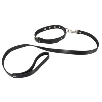 Leather Collar with Belt