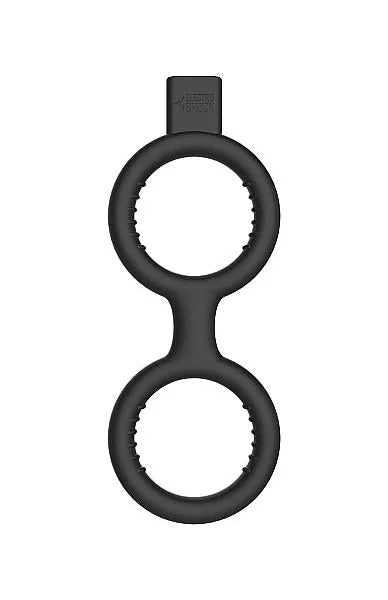 Electroshock E-Stimulation Cock And Ball Ring Black