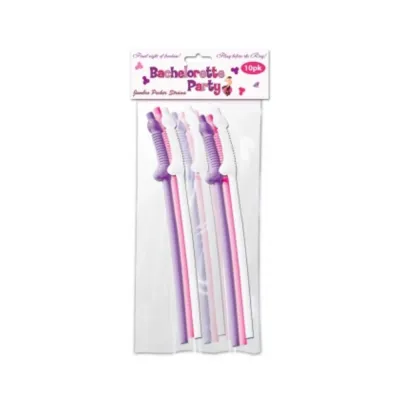 Bachelorette Flexy Super Straw Set 10 Count